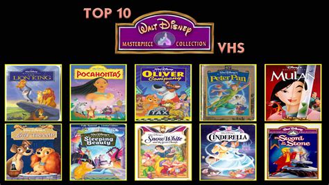 My Top 10 Walt Disney Masterpiece Collection By Leahk90 On Deviantart