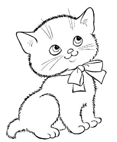 نقاشی کودکانه گربه؛ زیباترین طرح های گربه برای رنگ آمیزی کودکان