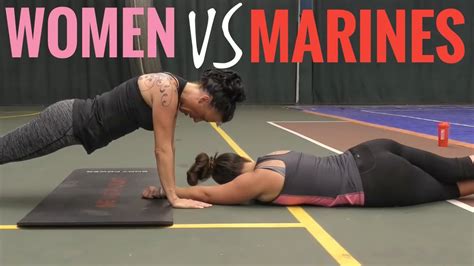Women Try The Royal Marines Fitness Test Without Practice Youtube