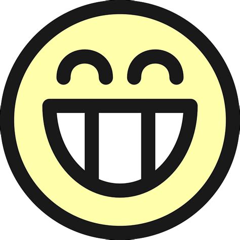Free Vector Graphic Smiley Face Grin Smile Happy Free Image On