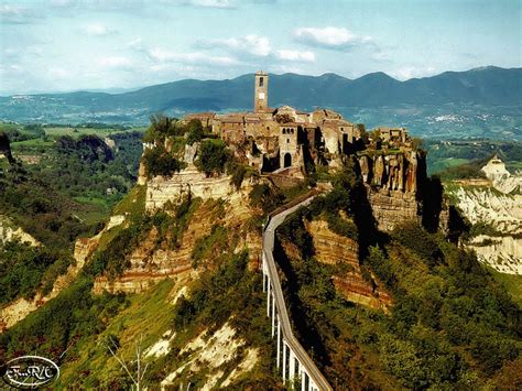 Civita Di Bagnoregio Ancient Endangered Hill Town In