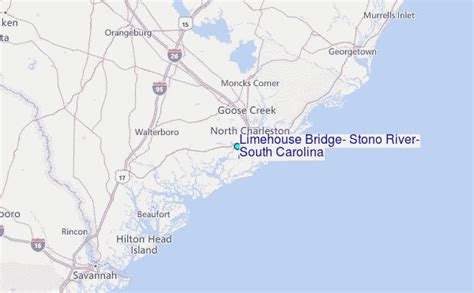 Limehouse Bridge Stono River South Carolina Tide Station Location Guide