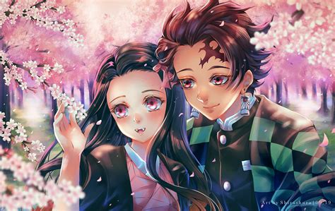 Nezuko And Tanjirou By Shiravalkyrie On Deviantart