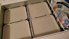 Organizing my chest freezer with ikea bins