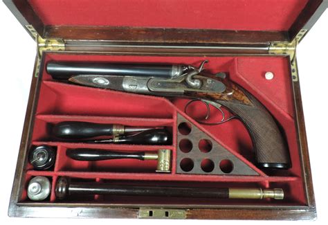 A Fine Cased 26 Bore 577 Centre Fire Db Breech Loading Top Lever