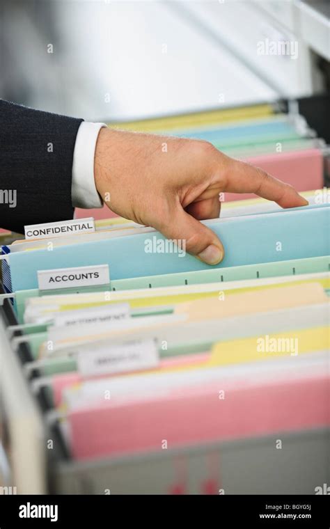 Records Filing Hi Res Stock Photography And Images Alamy