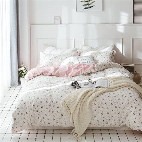 The Floral Pink Bed Set Bedding Sets Pink Bedding Set Dorm Room Bedding