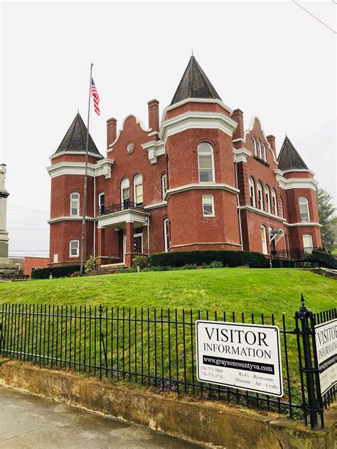 Historic Grayson County Courthouse In Independence Virginia Paul