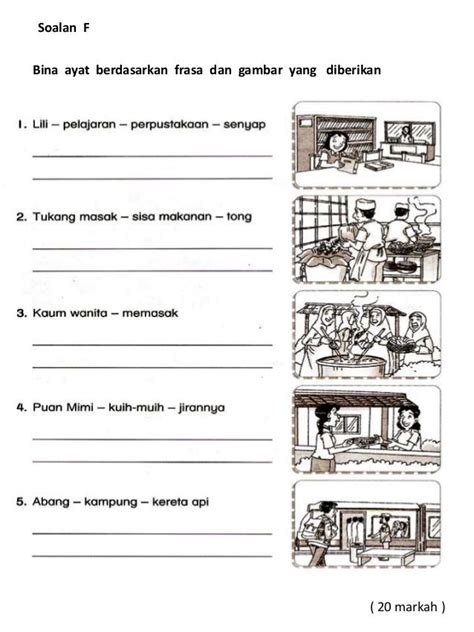 Lembaran Kerja Kssr Latihan Bahasa Melayu Tahun 3