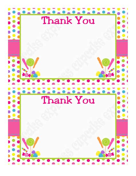 Free Thank You Card Template Printable Printable Templates