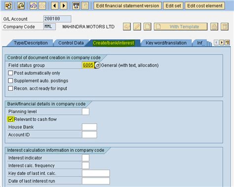 Sap Fico Module Learning Creation Of Chart Of Accounts Coa Fd3