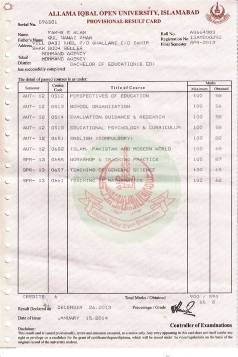 Under punjab board, nine boards are functioning in a systematic way including bise gujranwala, bise dg khan, bise multan, bise lahore, bise faisalabad, bise sargodha, bise rawalpindi, bise sahiwal, and bise bahawalpur. aiou FA resut card images\ - Yahoo Search Results Yahoo ...