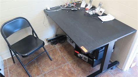 Which are the computer rolling desks in 2021? Rolling Utility Table/Desk w/Folding Metal Chair 47" X 29 ...
