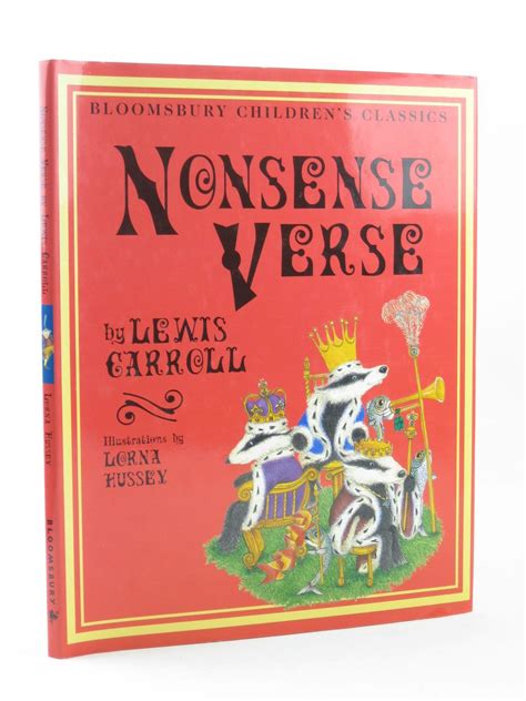 Lewis carroll, whose real name was charles dodgson, taught mathematics at oxford university and wrote alice's adventures in wonderland for a real little girl. Stella & Rose's Books : NONSENSE VERSE Written By Carroll ...