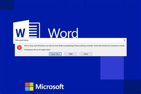 Word Has Run Into An Error Ways To Easily Fix It