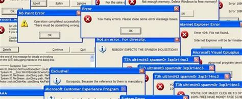 Too Many Errors Please Close Some Error Message Boxes Computer