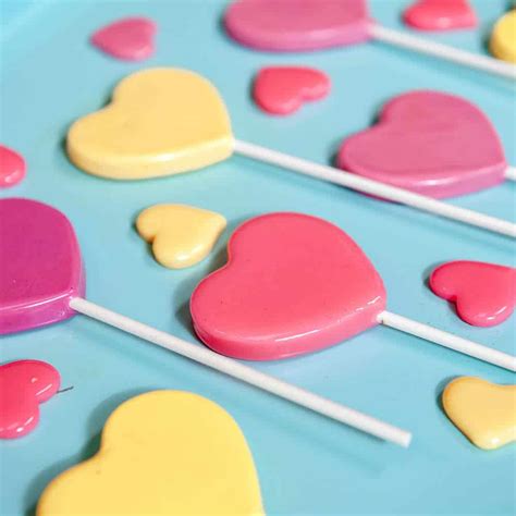 Homemade Heart Lollipops Recipe Video Sugar Geek Show