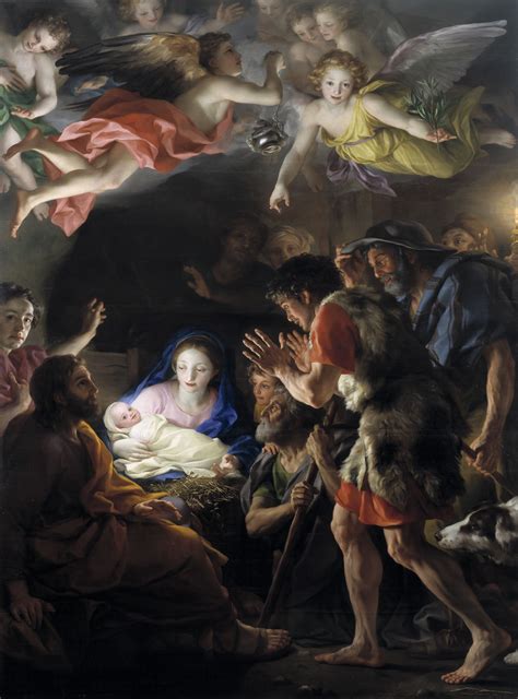 Anton Raphael Mengs The Adoration Of The Shepherds Ca 1769 Museo