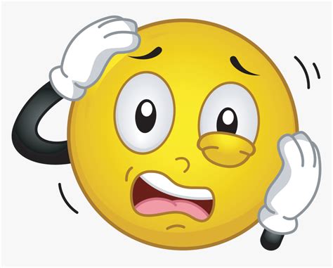 Clipart Question Face Clipartfest Panic Emoticon Hd Png Download