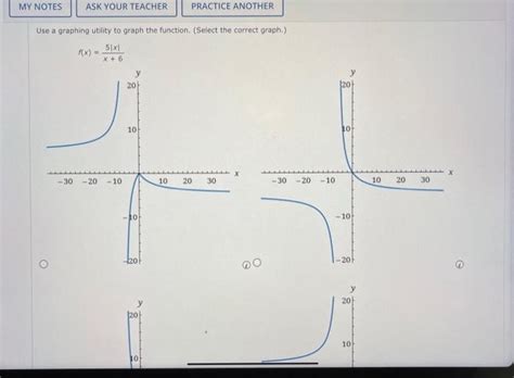 Solved Use A Graphing Utility To Graph The Function Select