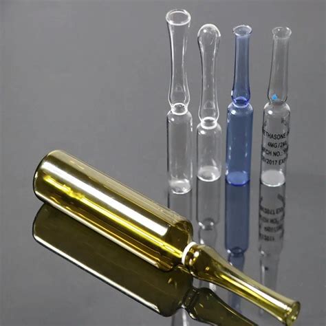 Iso Standard 10ml Form B Borosilicate Glass Ampoule With Ring China Glass Ampoule For
