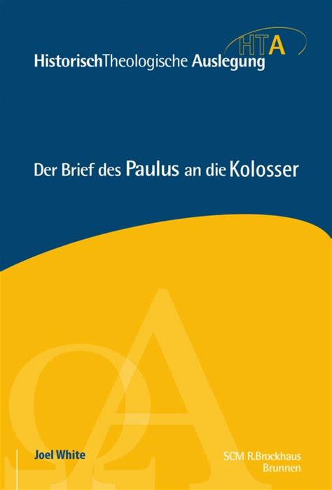 der brief des paulus an die kolosser fthgiessen de