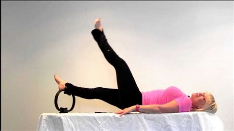 Pilates Video Exercise 5 Leg Circle With Magic Circle Youtube