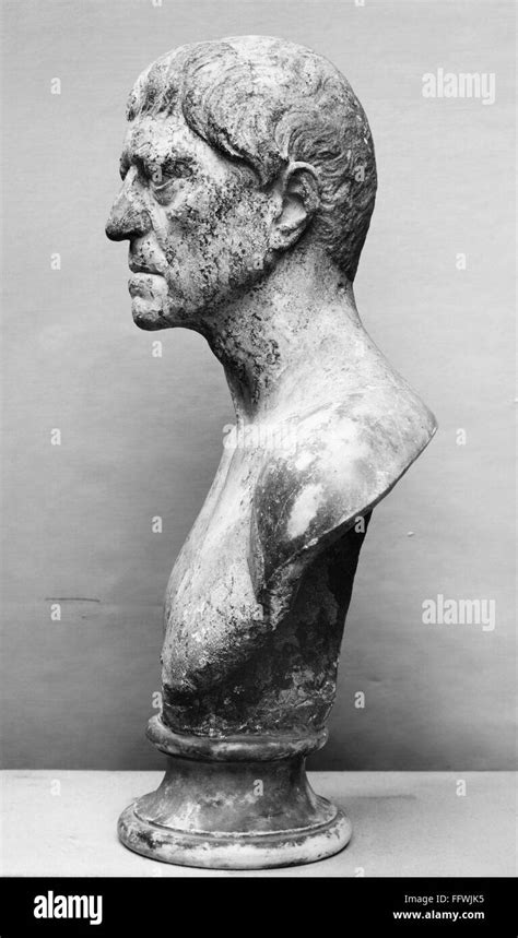 Rome Marble Bust Nroman Portrait Bust Of An Elderly Man Marble
