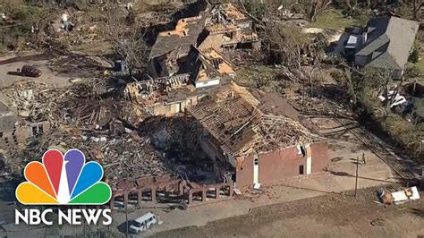 Aerial Video Shows Devastating Tornado Aftermath In Dallas Nbc News