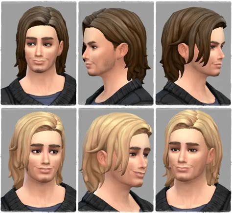 Birksches Sims Blog Samurai Hair Sims 4 Hairs
