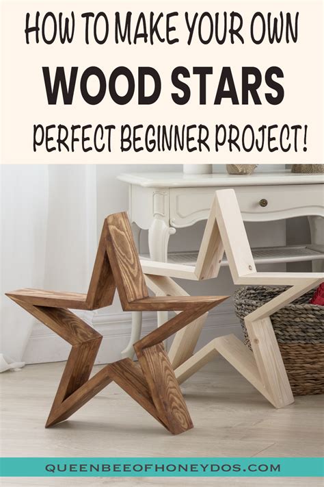 How To Make Wooden Stars Easy Wood Projects Small Wood Projects