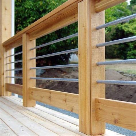 Iron Porch Railing How To Make Deck Railing Cost Comparison Railing