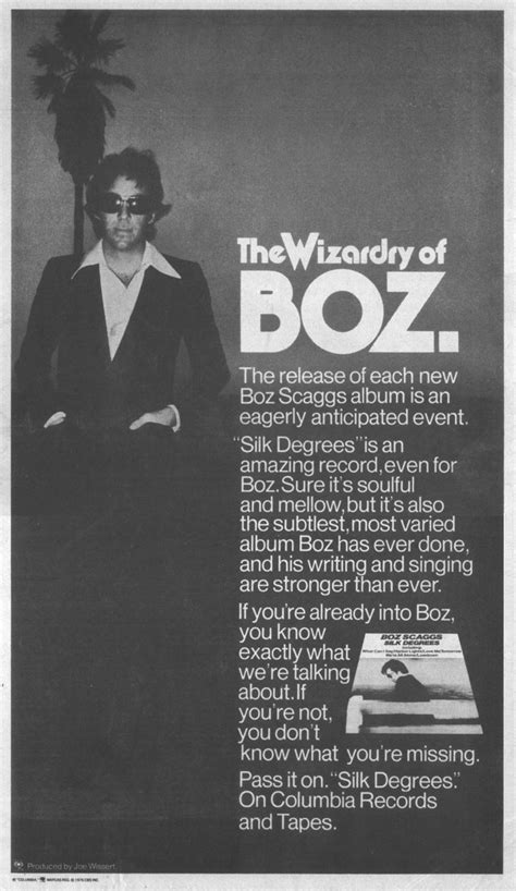 Boz Scaggs Silk Degrees