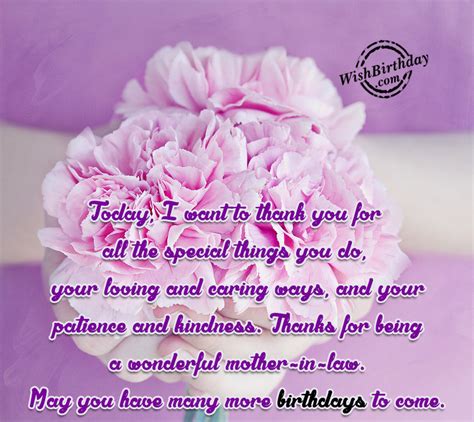 Thanks For Being A Wonderful Mother In Law Birthday Wishes Happy Birthday Pictures