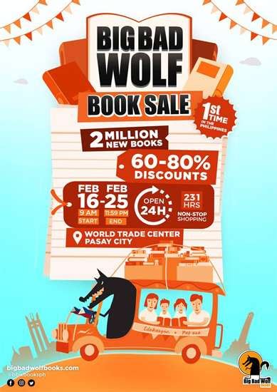 He was loved by his citizens and was considered the darling of the world. Big Bad Wolf Book Fair: February 16 to 25