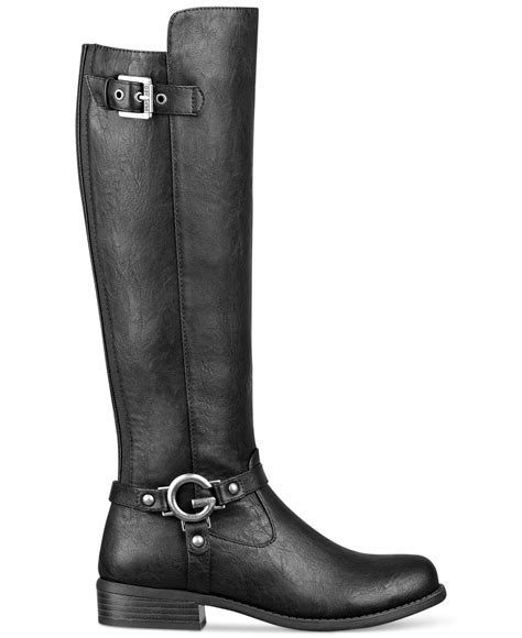 Lyst G By Guess Hellia Riding Boots In Black