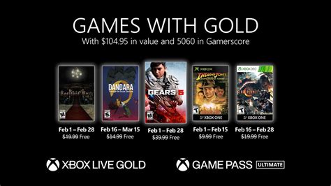 Xbox Games With Gold Febrero 2021 Estos Son Los Juegos Gratuitos