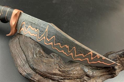 Watch How This Breathtaking Copper Damascus Knife Is Forged From Start