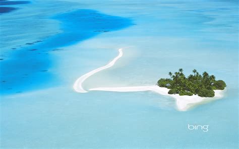 Microsoft Bing Wallpaper Island