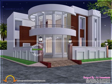 News And Article Online Modern House Plan With Round
