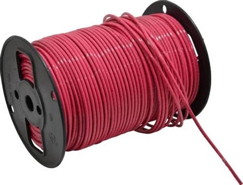 Thhn 6 Awg Gauge Red Nylon Pvc Stranded Copper Building Wire 175 Feet