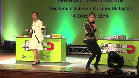 Petrosains science show competition is an educational tv show for high schoolers and as they battle to top participating schools to be the science champ. Petrosains Science Show Competition 2014 - SMK Tamparuli ...