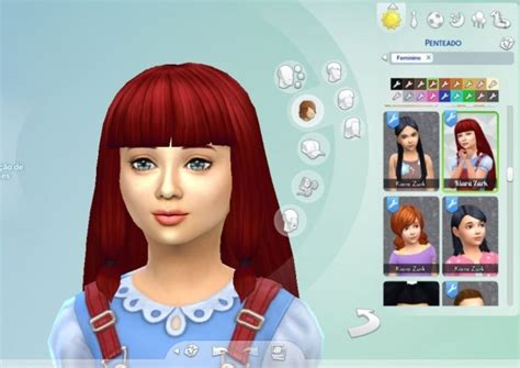 Lila Hair For Girls At My Stuff Sims 4 Updates