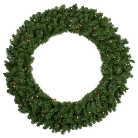 Northlight Pre Lit Canadian Pine Artificial Christmas Wreath 48 Inch