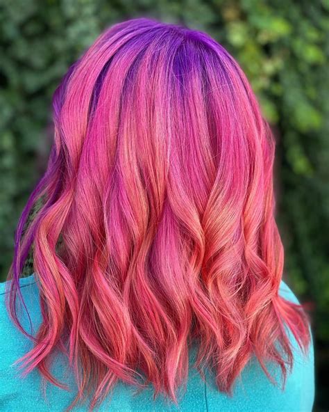 15 Pink And Purple Hair Color Ideas Trending Right Now Pink Purple