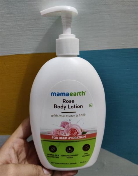 Mamaearth Rose Body Lotion With Rose Water And Milk And Vitamin C Body