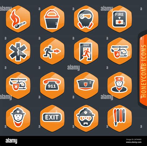 Emergency Icons Set Stock Vector Image And Art Alamy