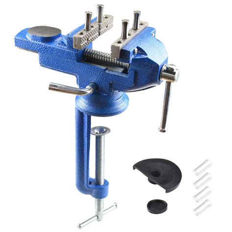 Buy Bench Vise With Clamp Post Universal 3 Inch Bench Clamps 360