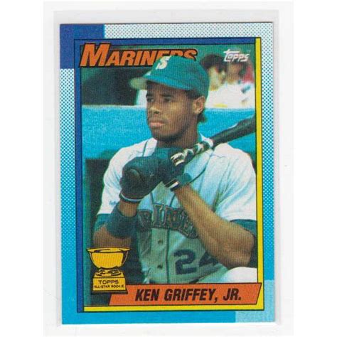 Find many great new & used options and get the best deals for rare double error 1990 topps allstar rookie #336 ken griffey jr baseball card at the best online prices at …end date: 1990 Topps Ken Griffey Jr. All-Star Rookie card #336 - HOF - Mariners on eBid Australia | 189525412