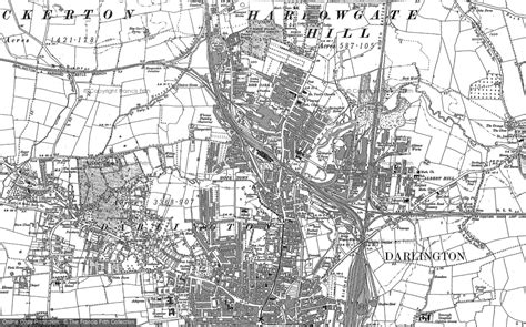 Old Maps Of Darlington Francis Frith